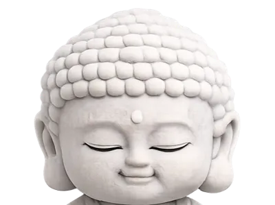 Q-version Three Buddhas - Medium