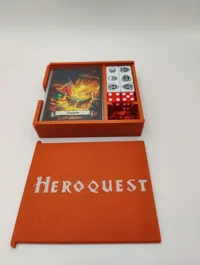 Coperchio - versione con dadi con scritta Heroquest