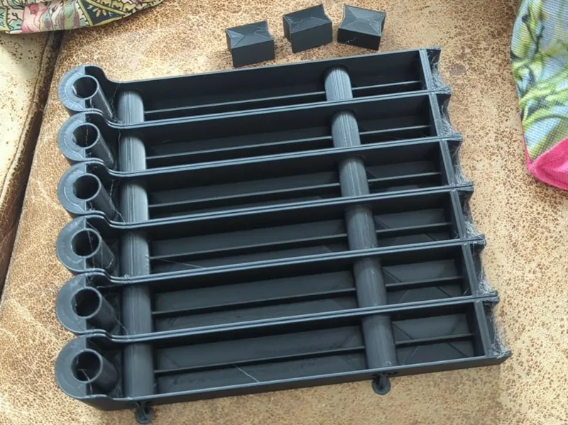 Modular Shelf Connectors for Dowels or Rods