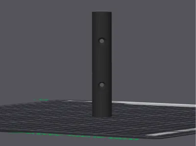 Lighter Holder with Screw Holes