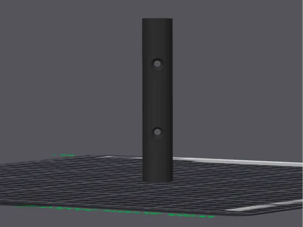 Lighter Holder with Screw Holes