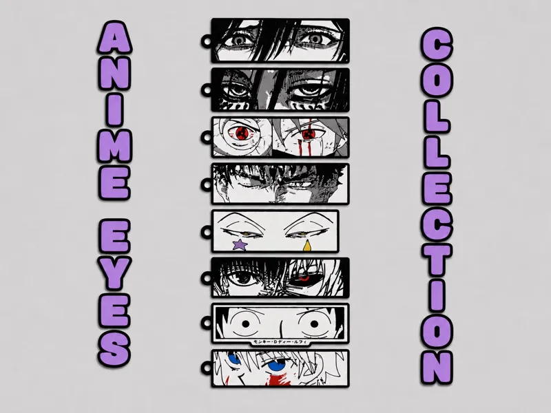 Anime Eyes Collection Vol. 1 Anime Keychains