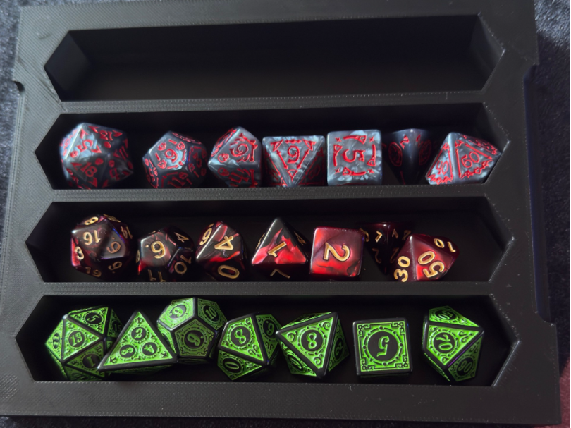 DnD Würfelbox, mehrere etagen