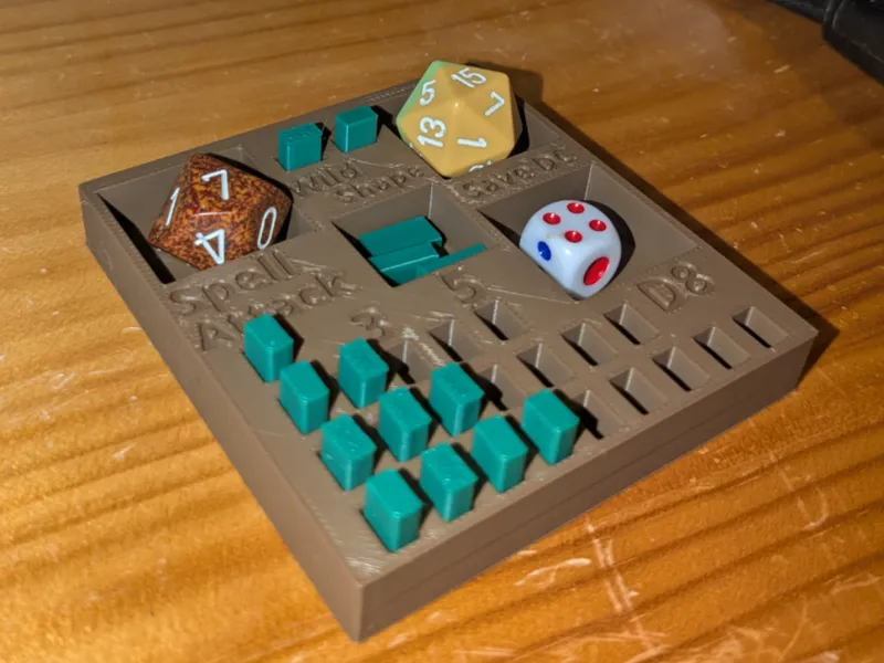 Druid Character Dashboard Dungeons and Dragons DnD