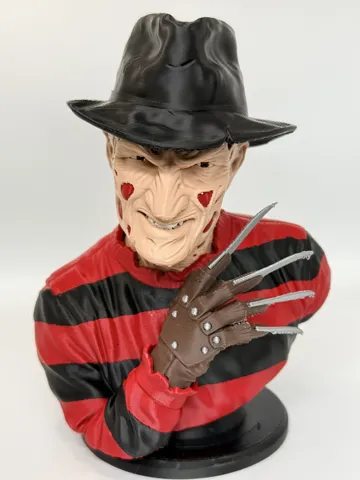 Figura decorativa: Freddy Krueger Bust – Detailed Cult Horror Classic — vista de referencia 4