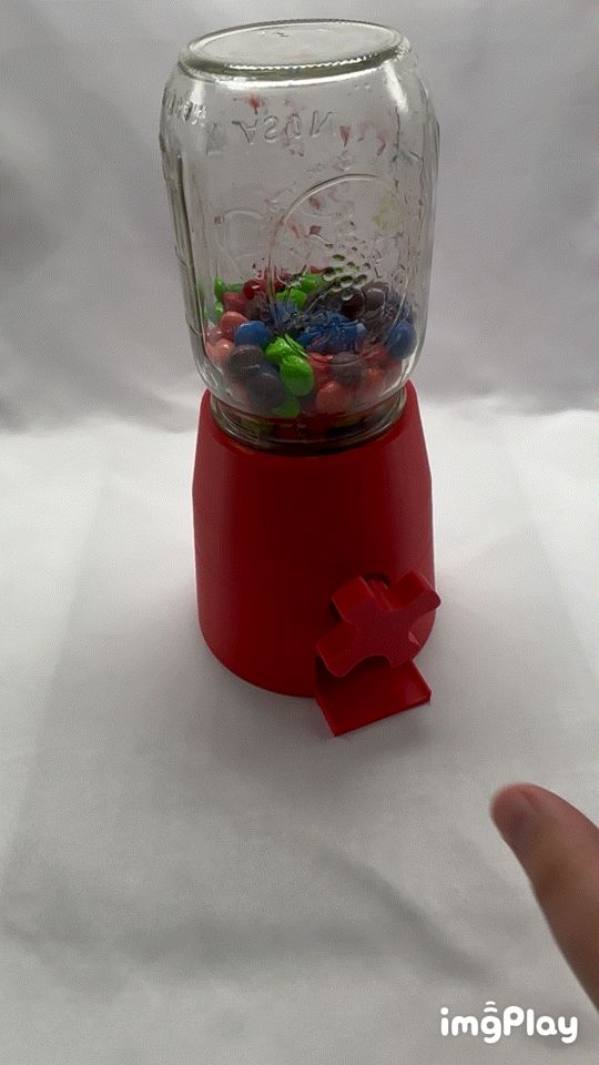 Mason Jar Candy Dispenser
