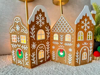 Fast Print Christmas Village Set (4pcs) No Support