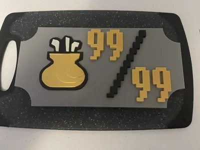 OSRS 99 Cooking Plaque