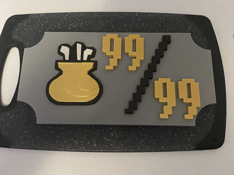 OSRS 99 Cooking Plaque