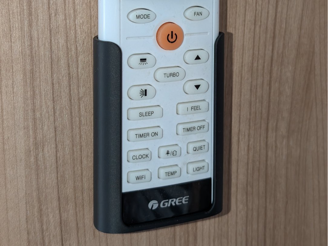 Gree remote wall-mounted holder