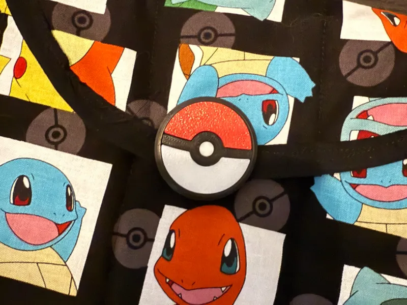 Pokeball Clasp/Button/Sewing/Box/Clamp