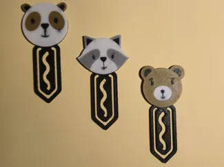 Animal paper clips