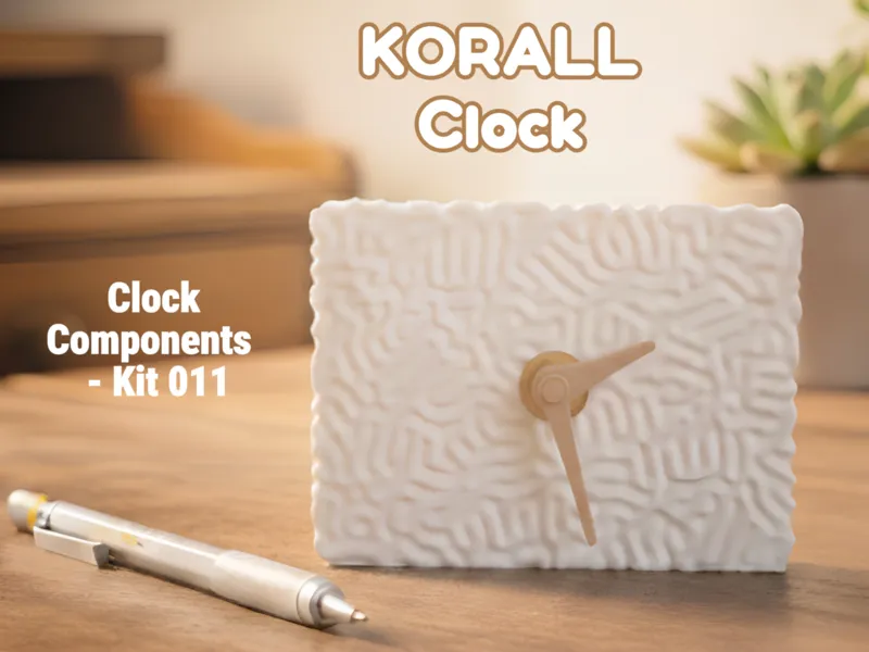 Korall Table Clock (Clock Components Kit 011)