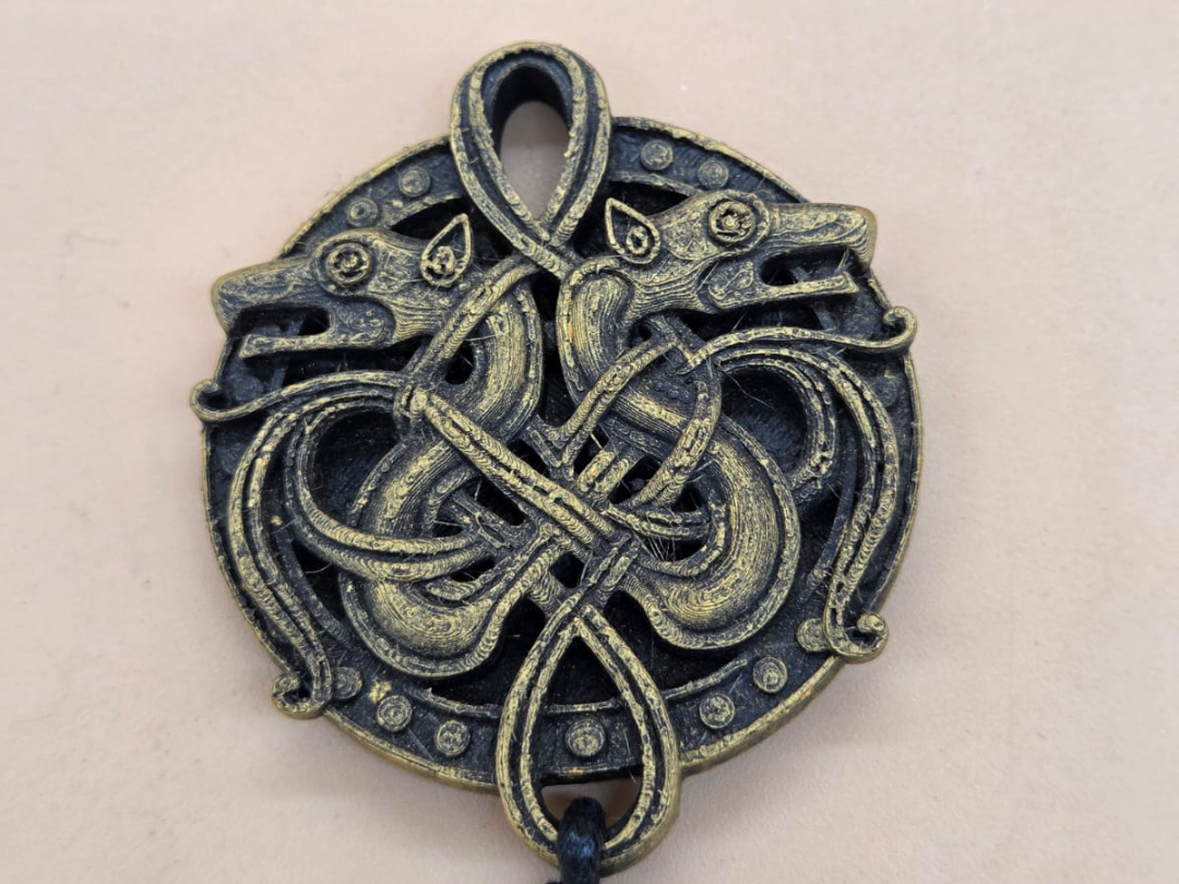 Wikinger Drachen-Amulett