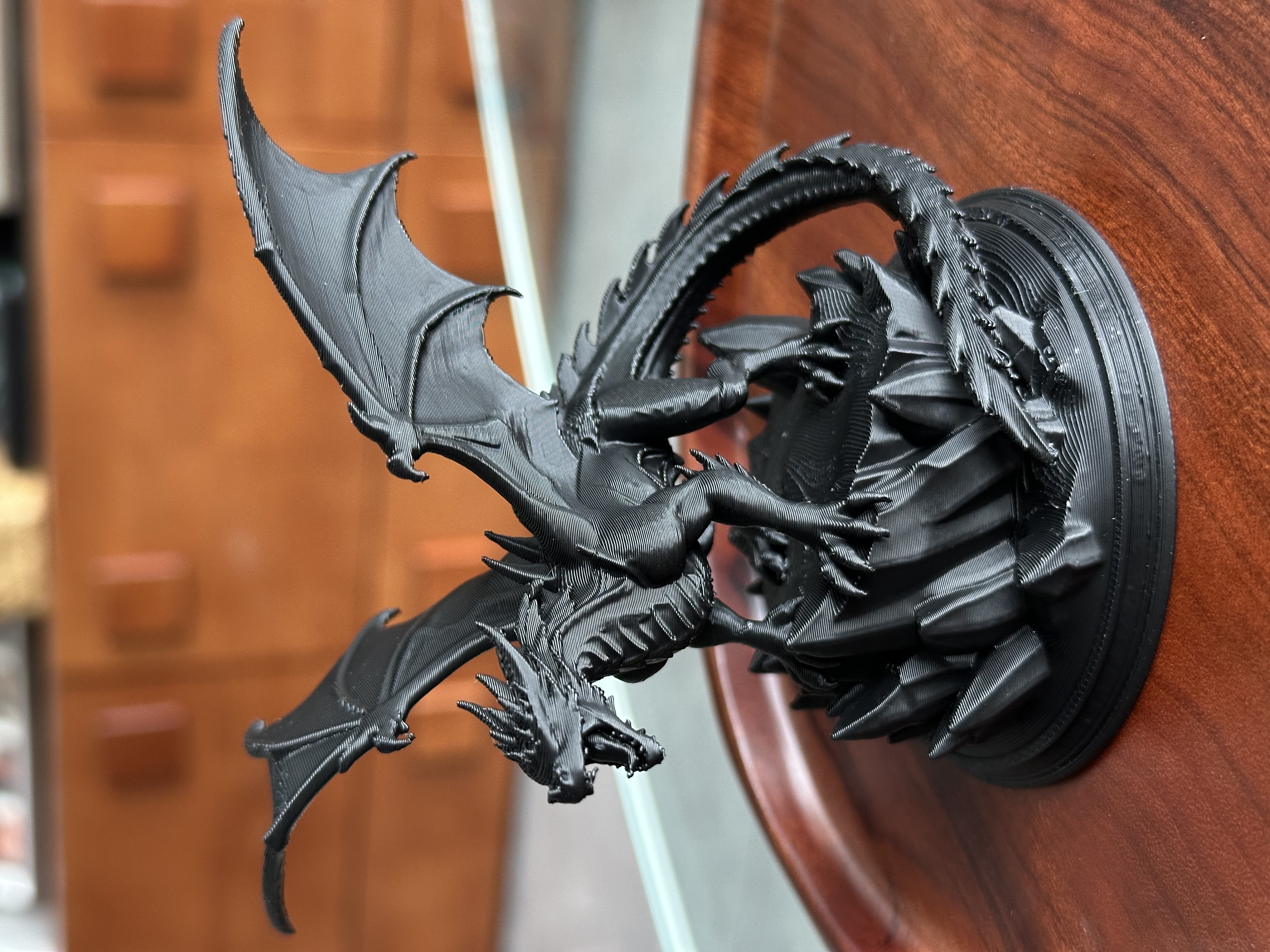 Miniatura 1 do modelo 3D 黑色巨龙 支撑易拆