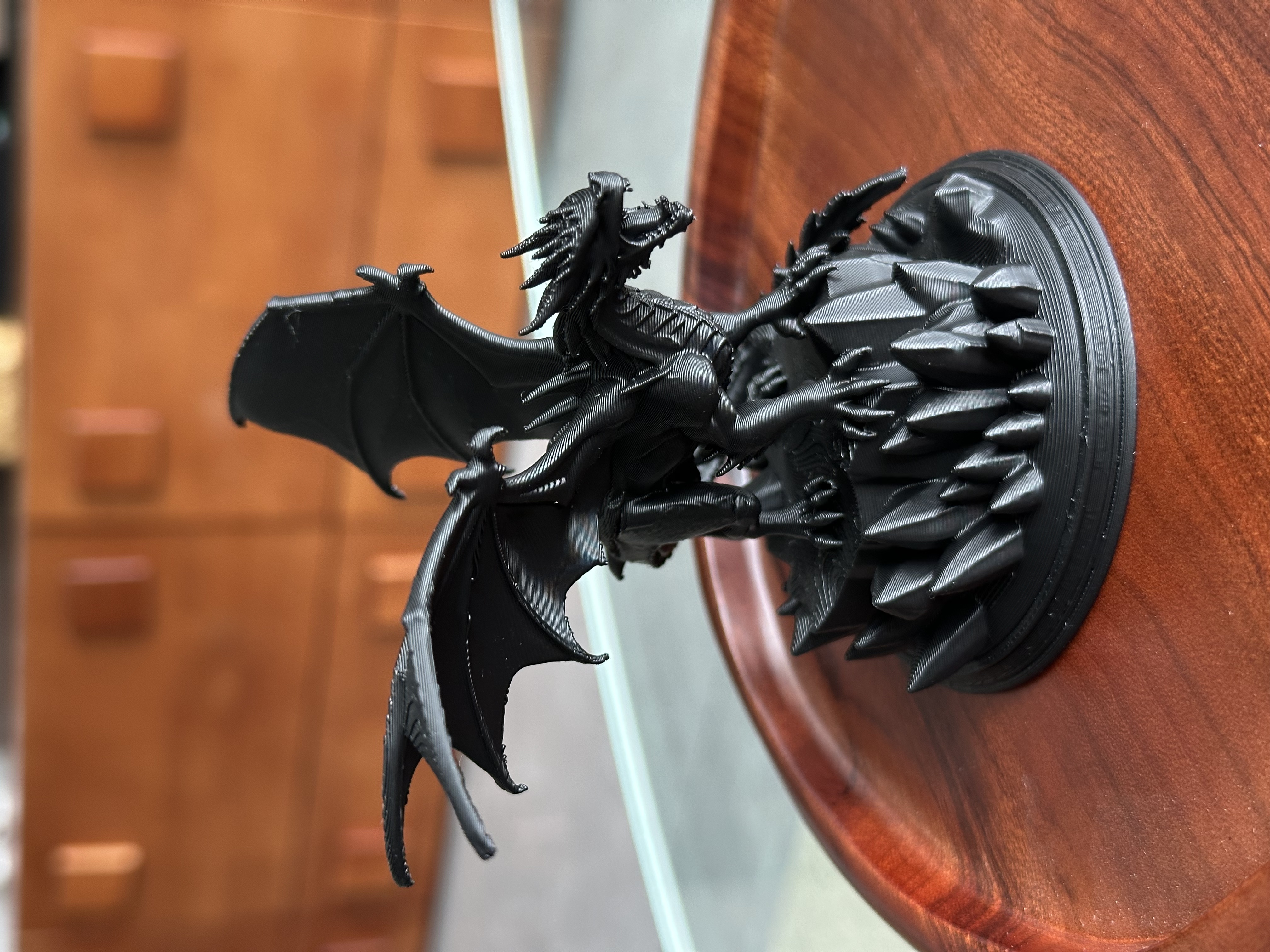 Miniatura 2 do modelo 3D 黑色巨龙 支撑易拆