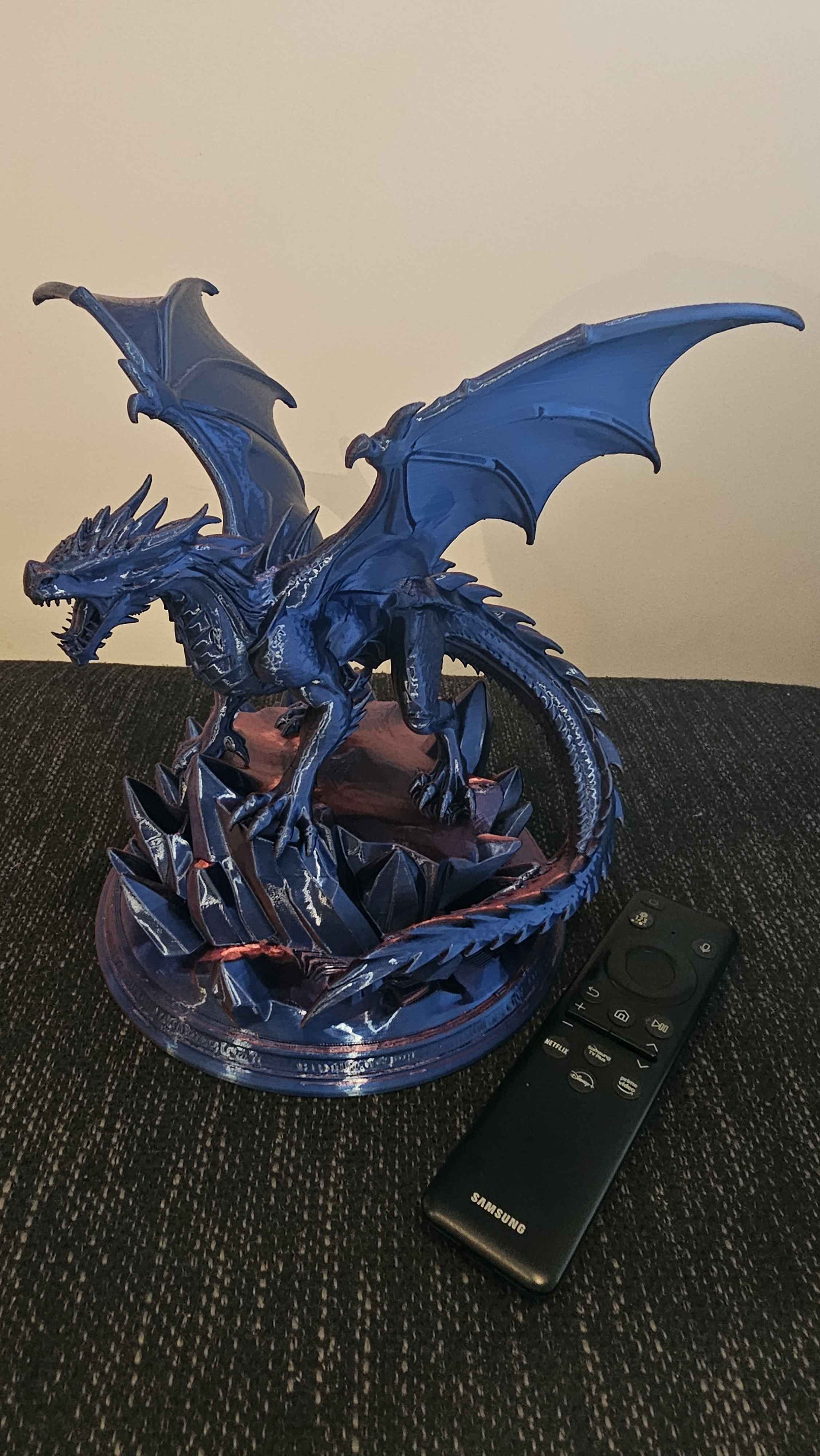 Miniatura 3 do modelo 3D 黑色巨龙 支撑易拆