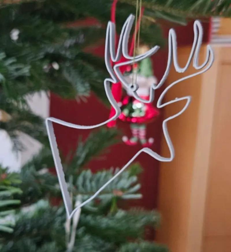 Deer Christmas Tree Ornament