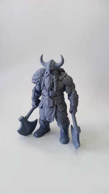 Escenografía en miniatura: Doppelaxt-Wikinger "Sturmbart" im Kampfmodus — vista de referencia 3