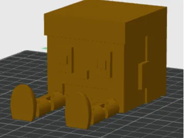 Minecraft head with legs