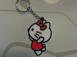 Hello Kitty – 3D Cute Kawaii Keychain (Pair)