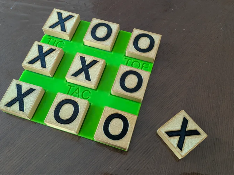 Tic Tac Toe Board & Tiles (Duplo)