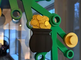 Not Another Brick Wreath Pot Of Gold