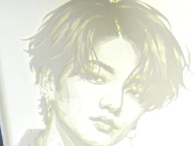 Jungkook BTS Lithophane