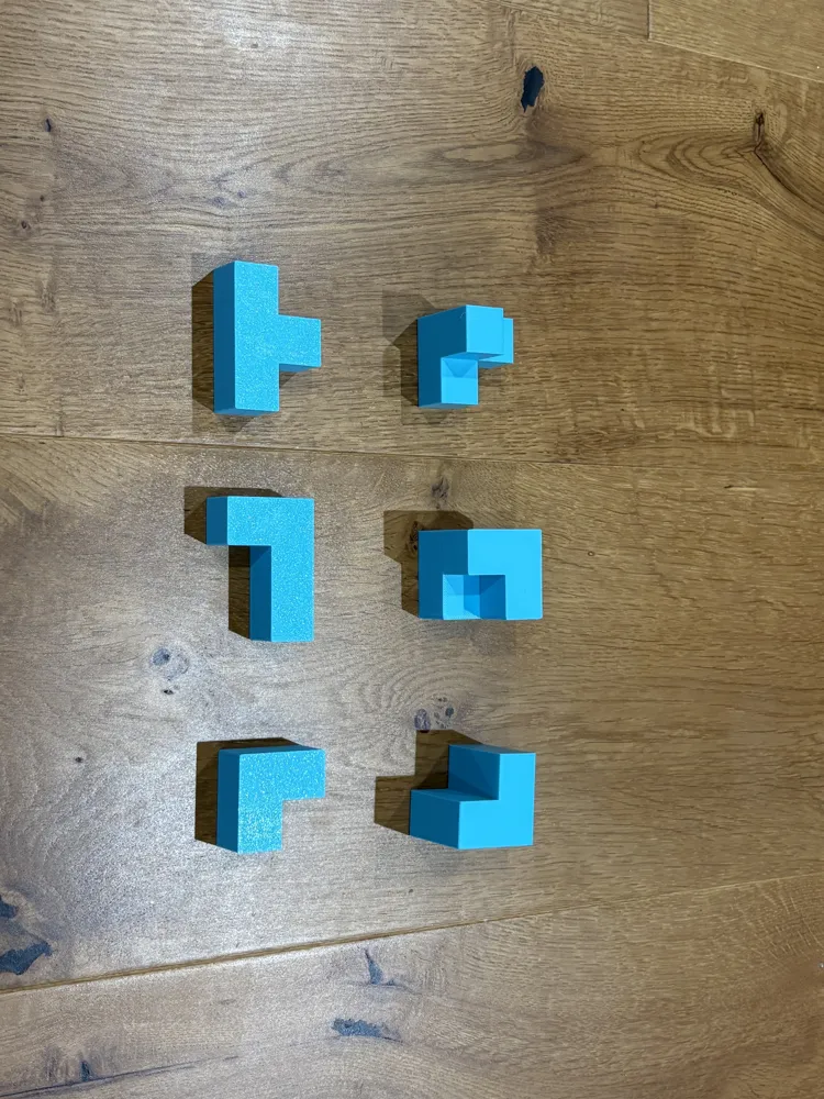 Philos 6011 Rompicapo Cubo Serpente In Legno - Gioco Di Logica E Manualità, 27 Blocchi, Prodotto In Germania