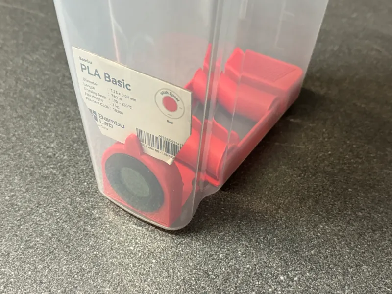 Hygrometerhalter mit Clip für Label