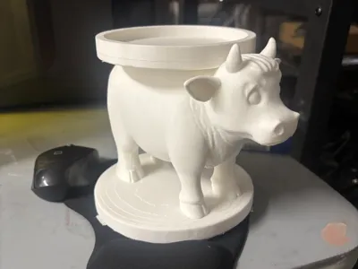 Cow 3 Wick Candle Holder