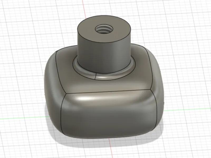 Knob with M4x0.7 hole v2
