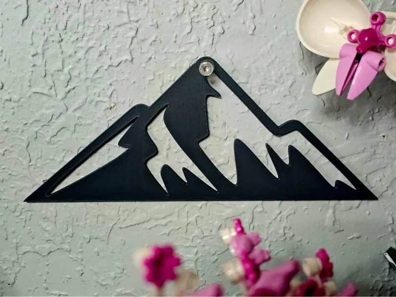 Mountain Silhouette Wall Art