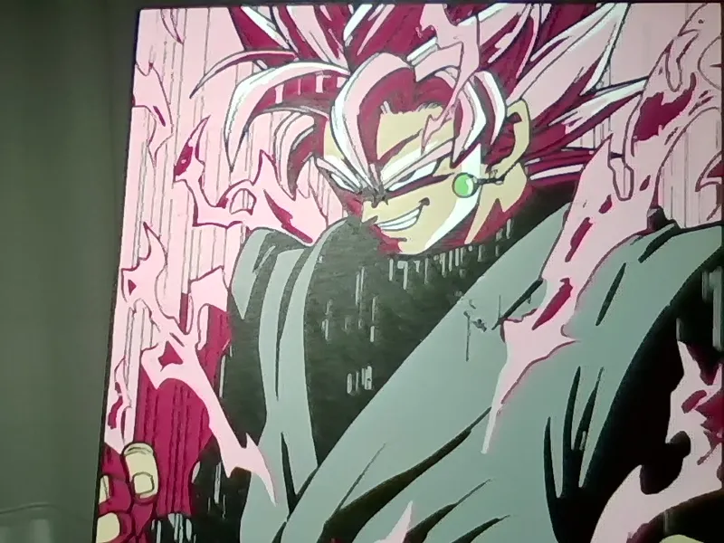 black goku lightbox