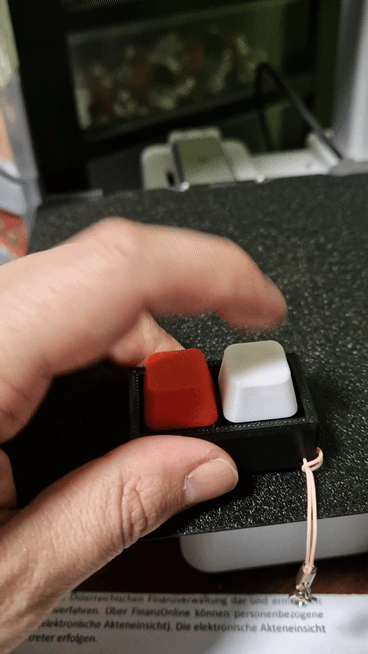 Klick Dual Keycap Fidget Clicker & Switch Tester