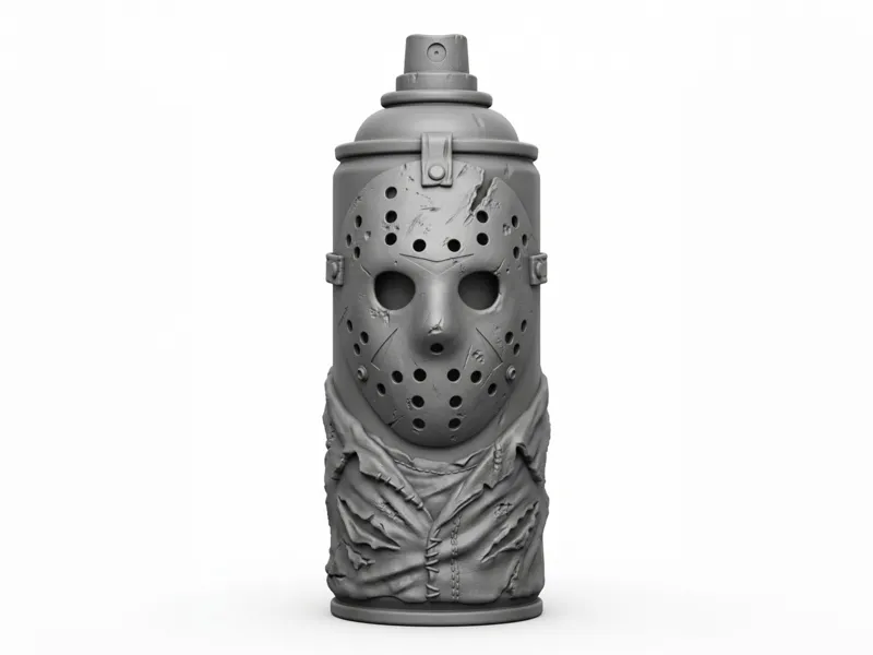 Jason Spray Can | Fan Art Graffiti Toy