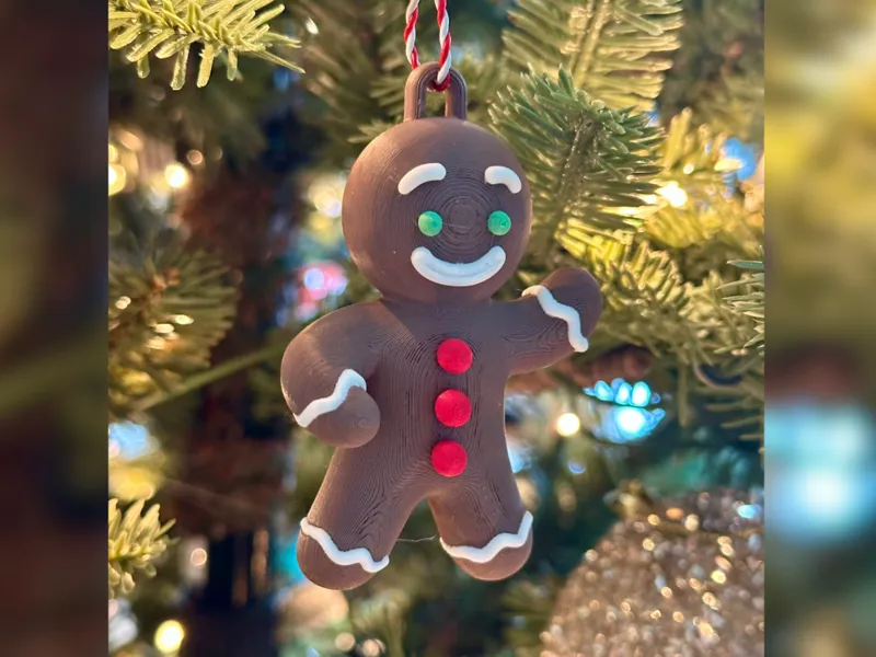 Gingerbread Man Ornament, 2025 Christmas / Holiday