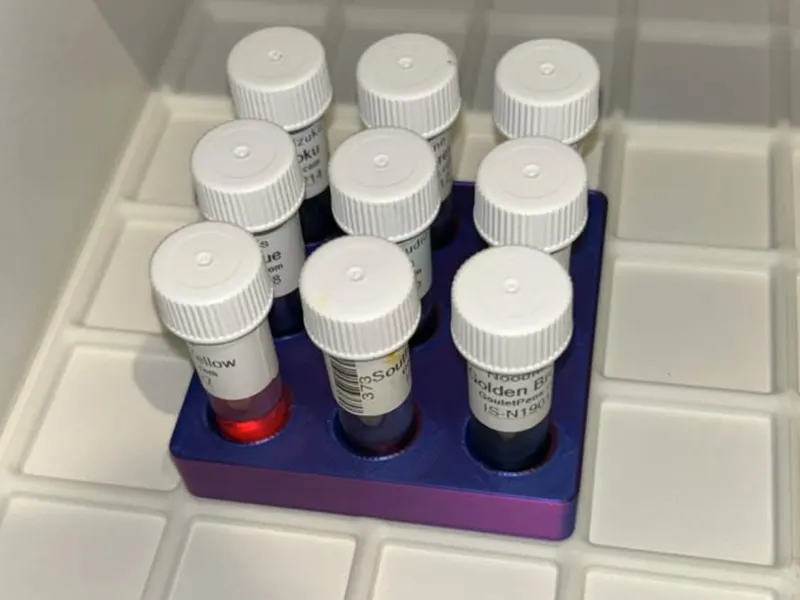 Gridfinity Ink Sample Holder