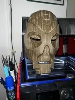 Masque en bois du prêtre dragon (Skyrim) — photo 2