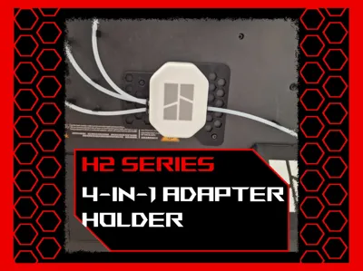 Bambu 4-in-1 PTFE Adapter II Holder for H2 series