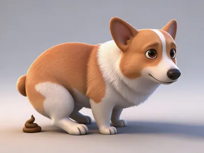 Corgi Tuan Tuan (Pooping Version)