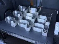 0.1mm layer, 6 walls, 0% infill