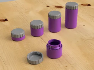 Modular Magnetic Containers – Stackable Twist Lock