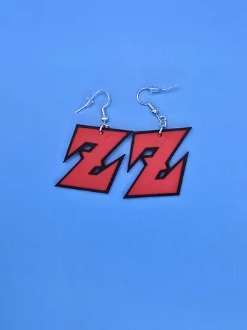 Dragon Ball z Keychain and Earrings view 3