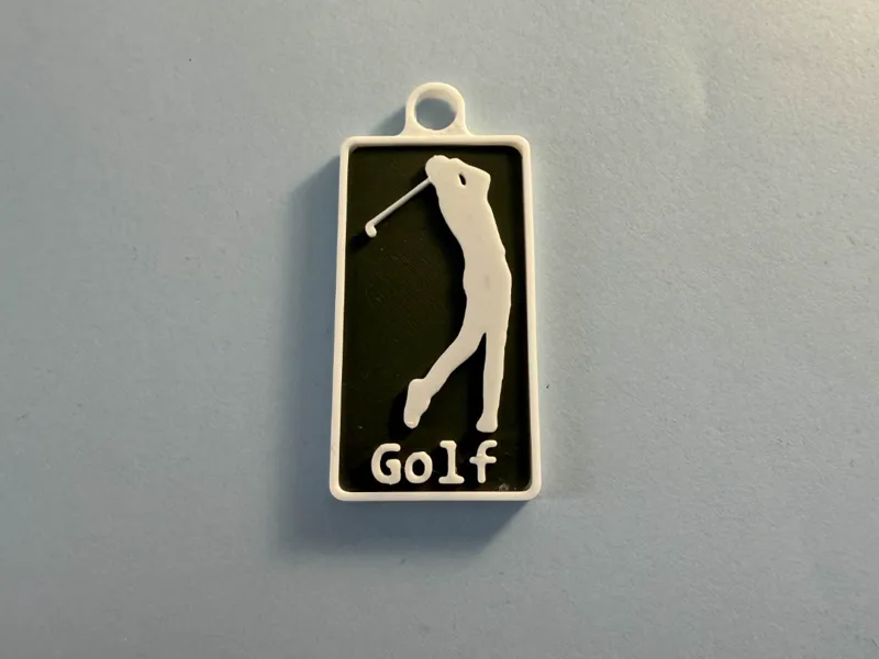 Golf Sports Keychain