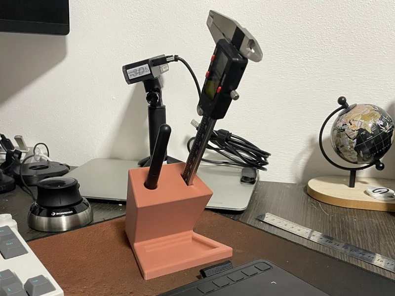 Caliber and Pen Holder