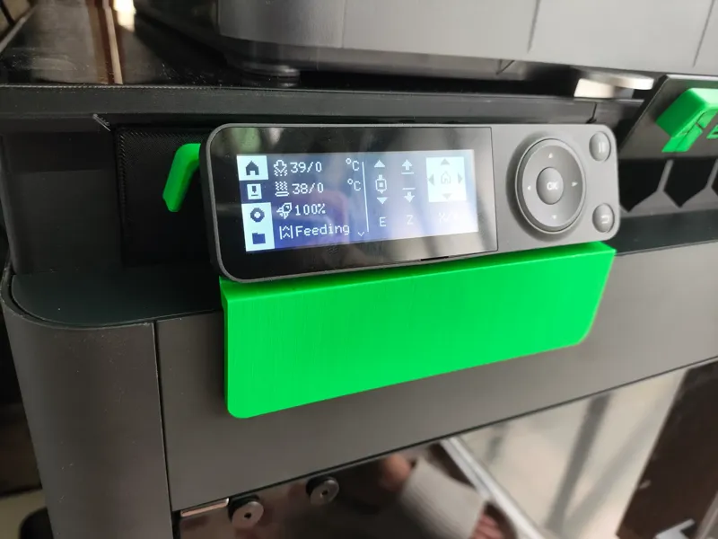 Bambu P1P P1S screen top mount 屏幕上移支架