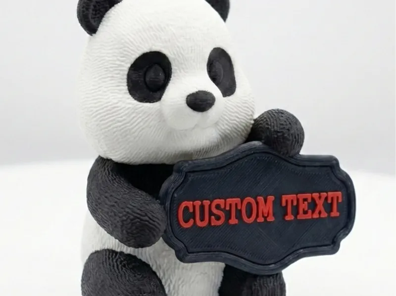 cute Panda Customizable Message 