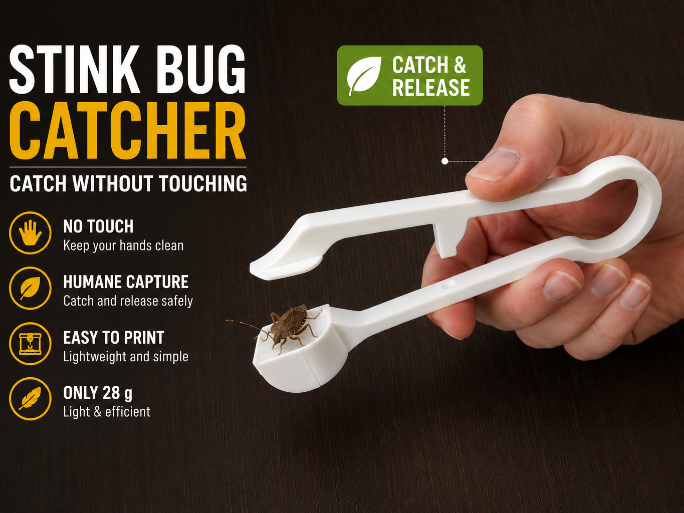 Stink Bug Catcher – Catch Without Touching
