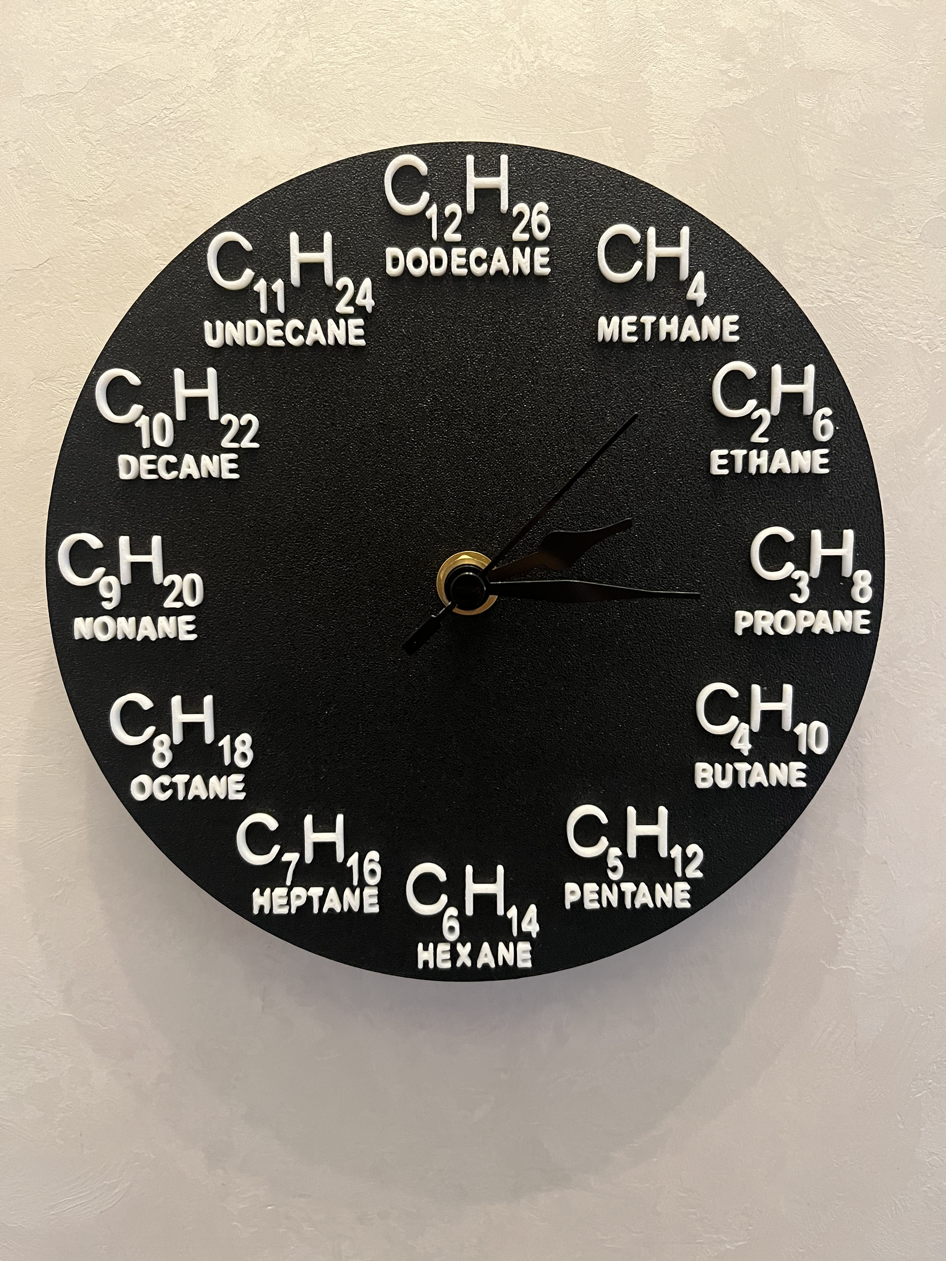 Miniatura 2 do modelo 3D Chemistry Wall Clock